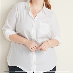 Old Navy Classic No-Peek Button-Down Shirt